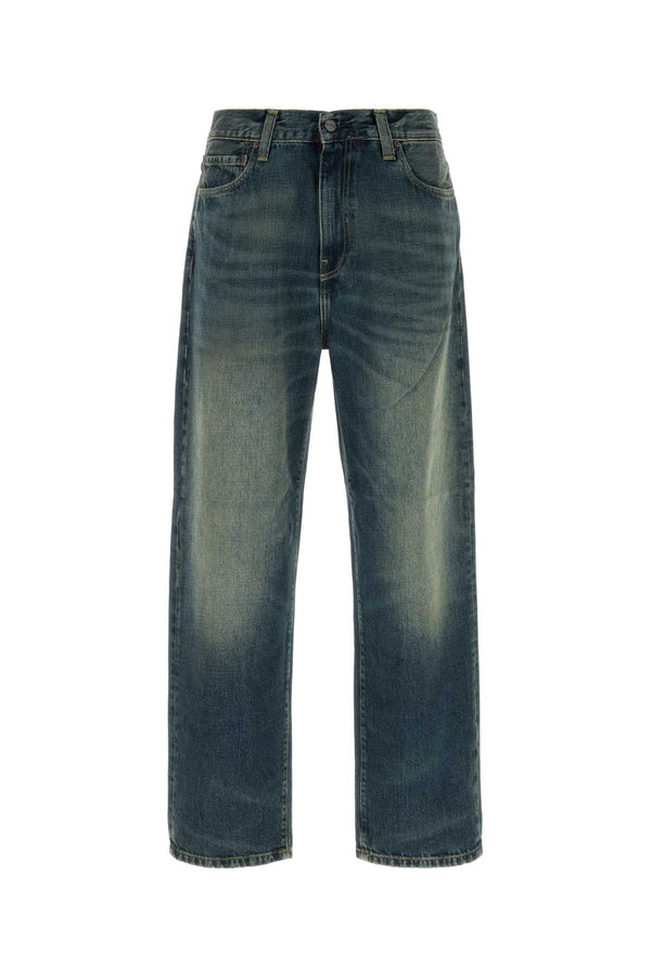 Denim Aaron Pant Blue Exterior: Cotton Pantaloni