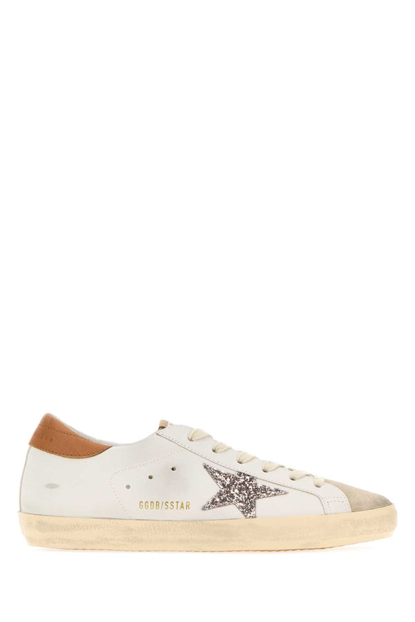 Golden Goose Deluxe Brand Exterior: 100% Leather; Interior: 100% Leather; Sole: Rubber sneaker in beige
