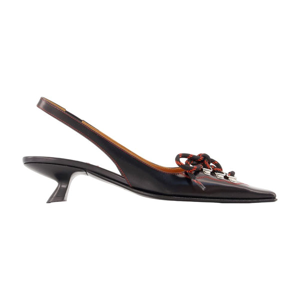 Pumps - Marni Leather Black Calfskin Shoes /
