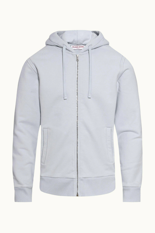 Orlebar Brown 89% Cotton hoodie in gray
