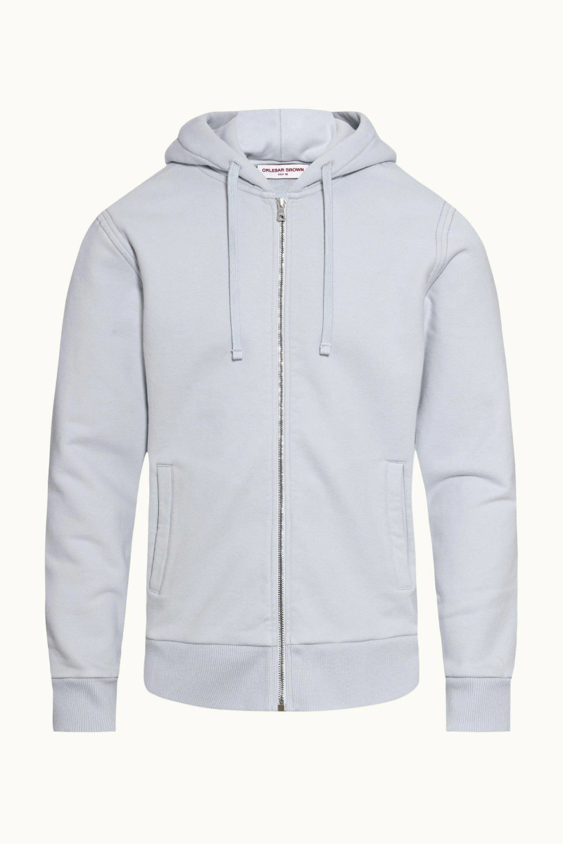 Orlebar Brown 89% Cotton hoodie in gray