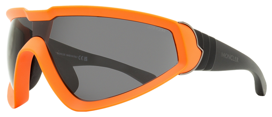 Moncler Wrapid Sunglasses Ml0249 43a Matte Orange-Black 0mm Orange/black Plastic (injected)