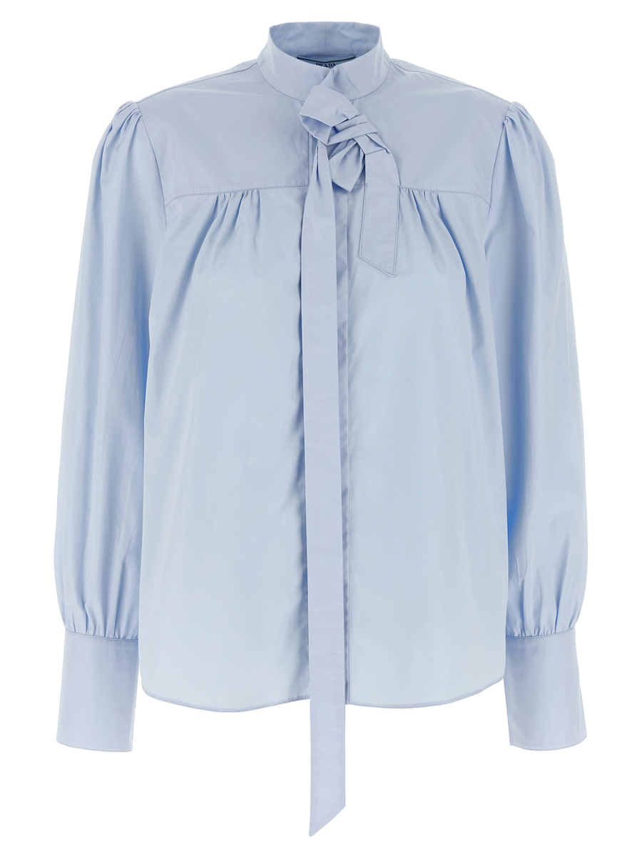 Blue Cotton Blouse
