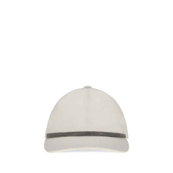 White Cotton Cap (baseball Hat)