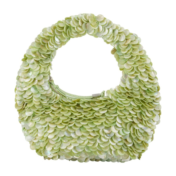 Staud Pearls shoulder bag in green