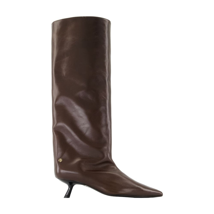 Anine Bing Calfskin boot in brown