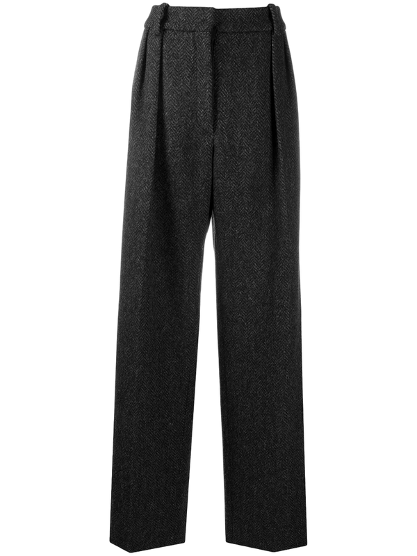 Valentino Wool blend trousers in gray