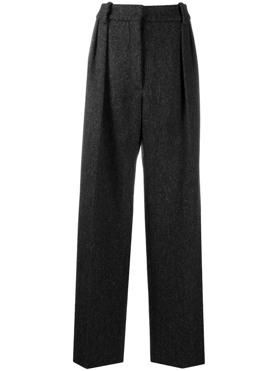 Valentino Wool blend trousers in gray