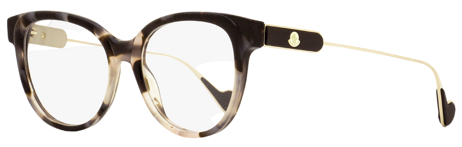 Moncler Pantos Eyeglasses Ml5056 055 Rose Havana-Gold 53mm 5056 Havana/gold Plastic (acetate)/metal