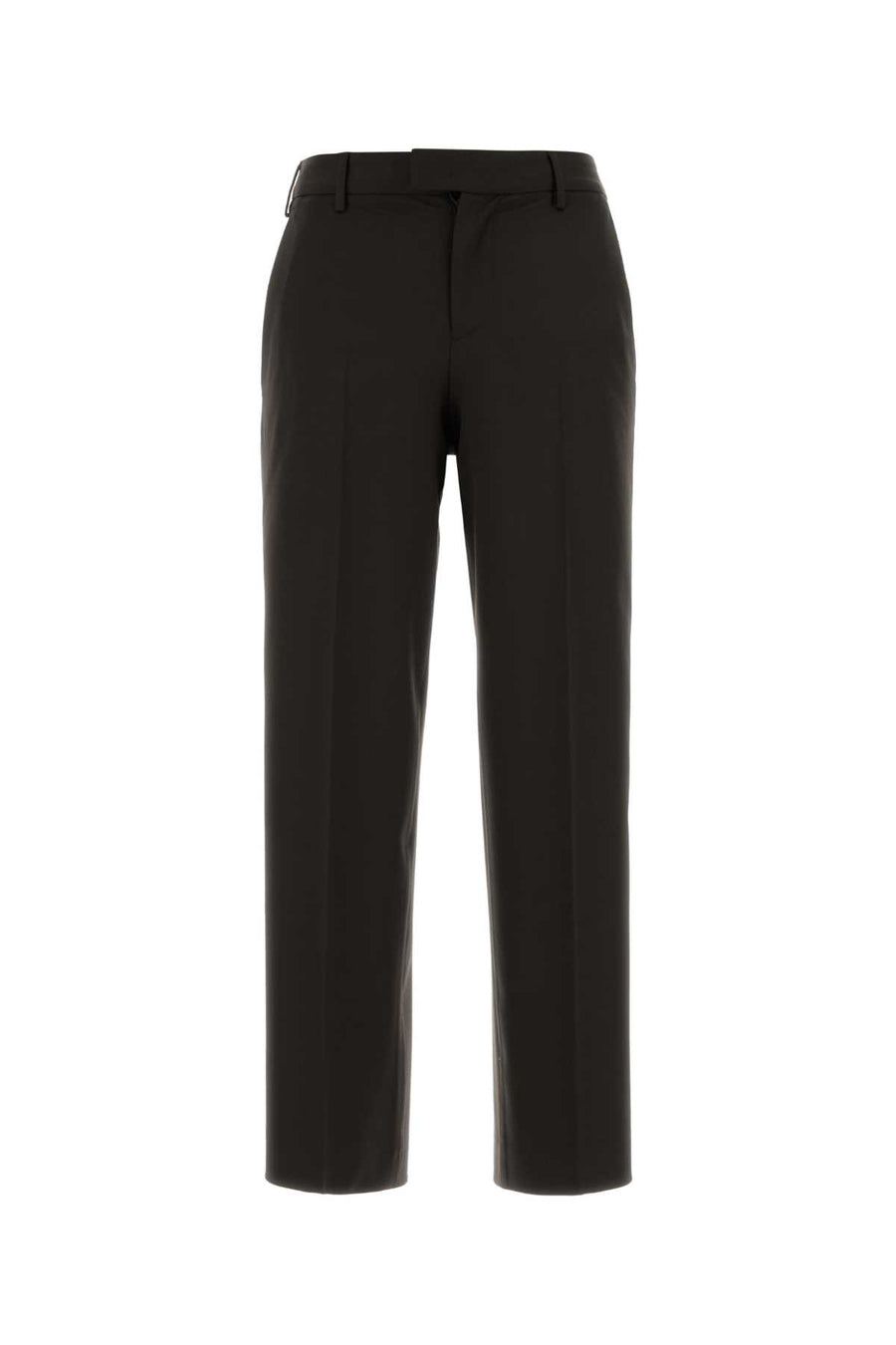 Dark Brown Stretch Wool Pant Marrone Pantaloni