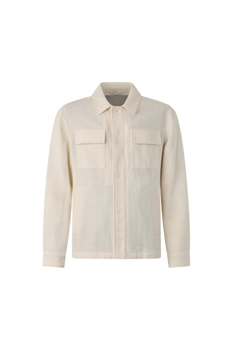 Herno 66% Cotton jacket in white