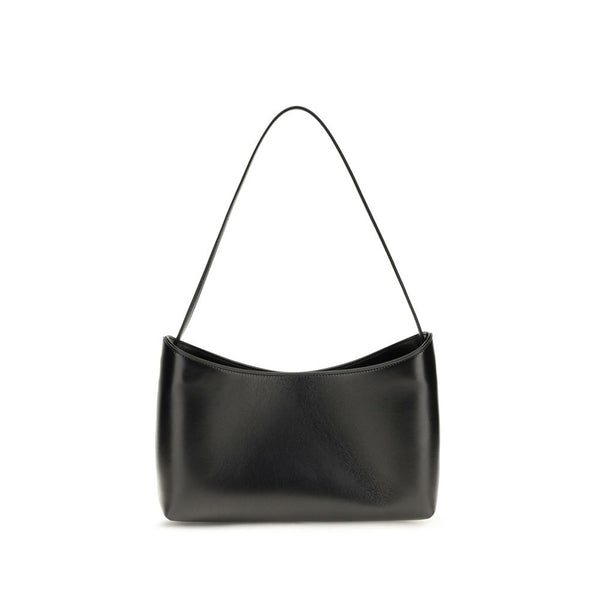 The Row 100% Calf Leather Bos Taurus shoulder bag in black