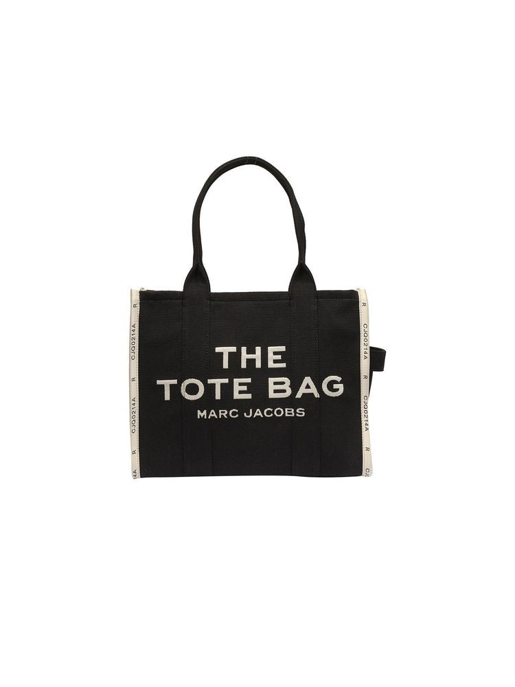 Marc Jacobs 64% Cotton tote bag in black