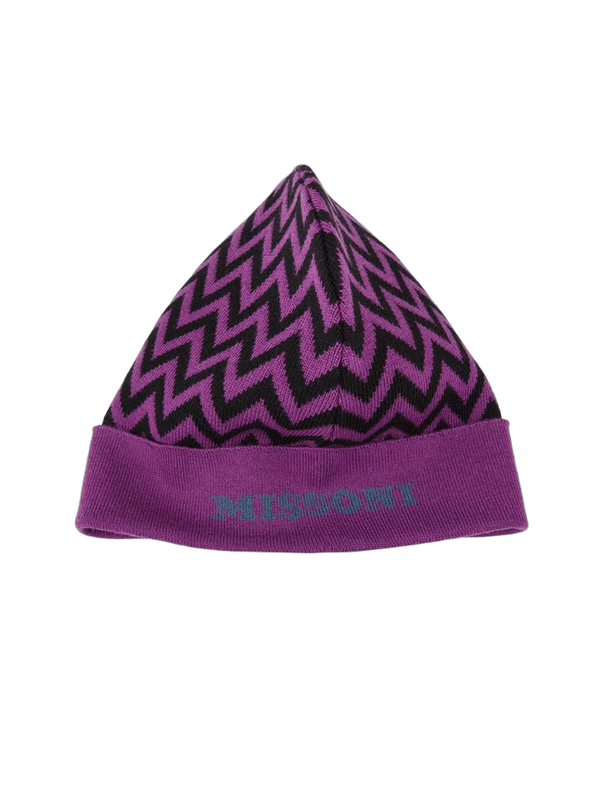 Missoni CP00WODA702_0006_ONESIZE_Missoni 100% Wool beanie in purple