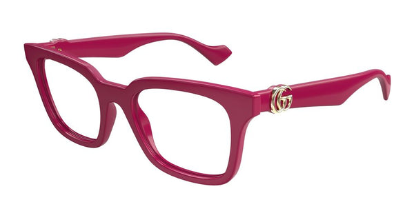 Eyeglasses Gucci Gg1728o 004 Red Transparent 51-19-140 Injected
