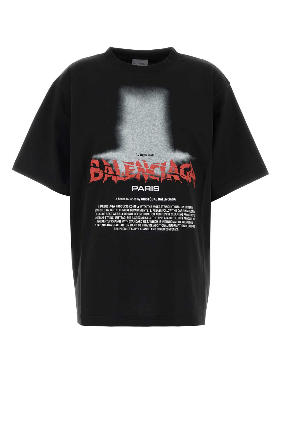 Balenciaga 100% Cotton t-shirt in black