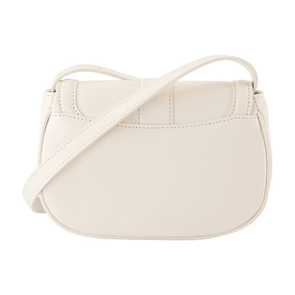 Alexander McQueen calfskin shoulder bag in white
