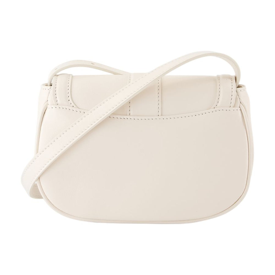 Alexander McQueen calfskin shoulder bag in white