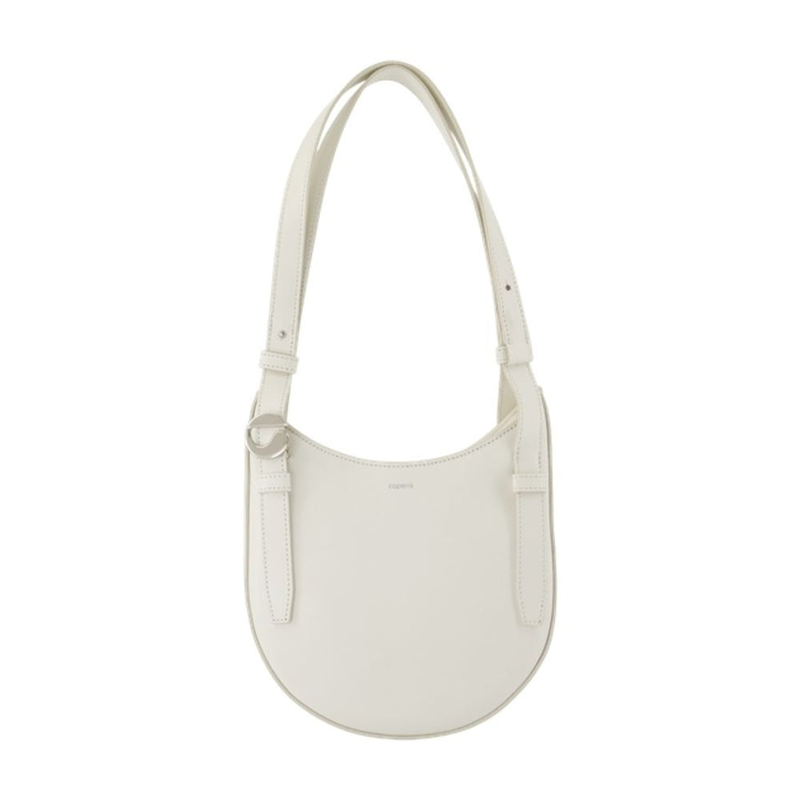 Coperni Calfskin shoulder bag in white