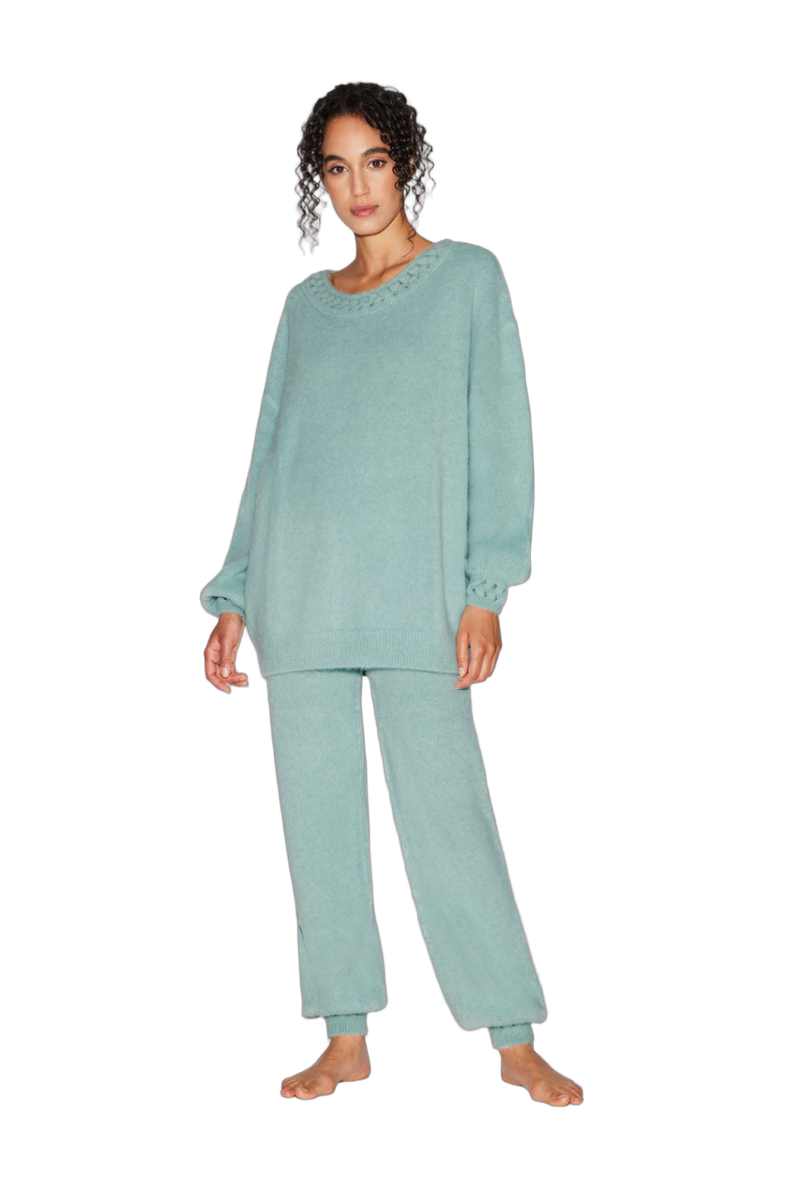 La Perla 70% Alpaca sweater in green