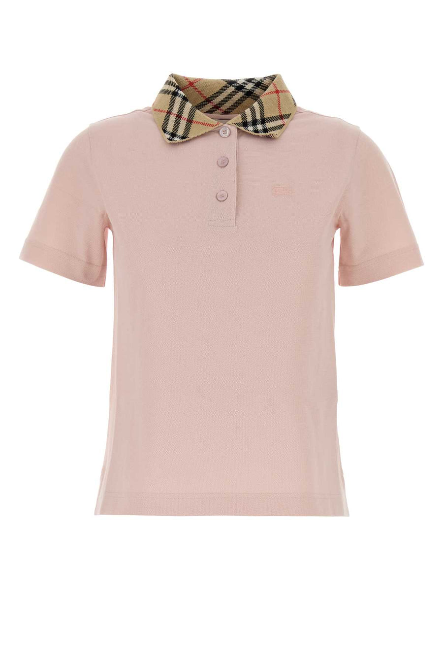 Burberry 100% Cotton polo shirt in pink