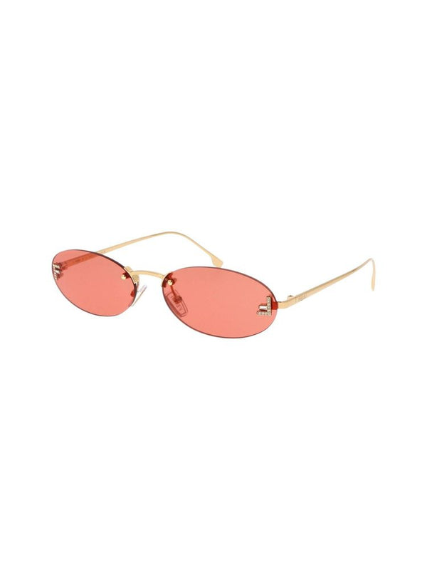 Fendi FE4075US Metal frame sunglasses in gold