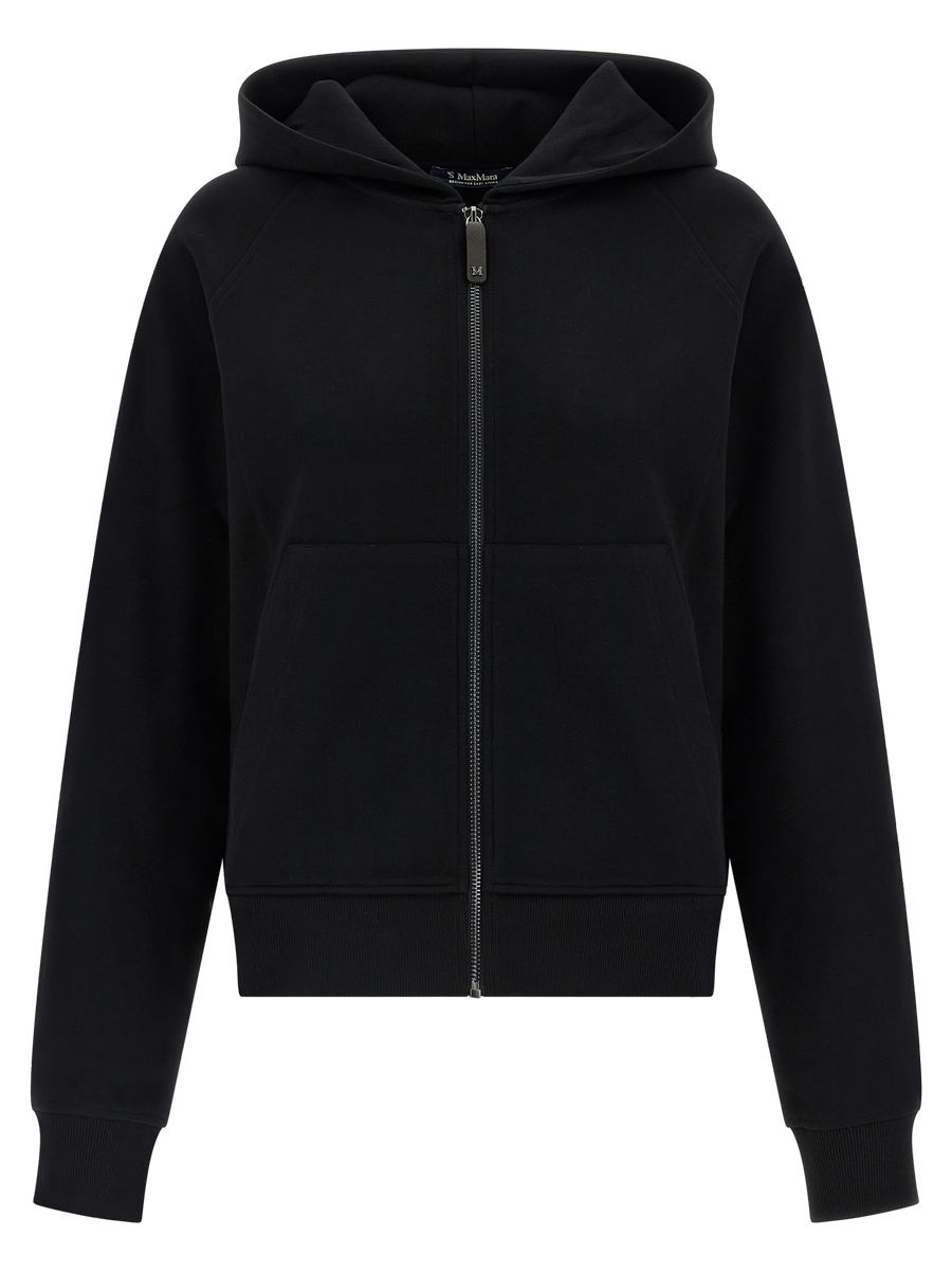 Black Cotton Sweatshirt Clothing