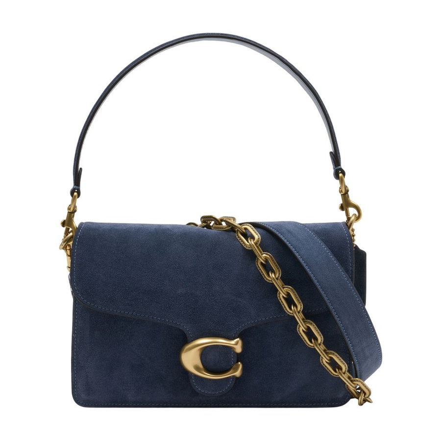 Coach Calfskin shoulder bag in blue