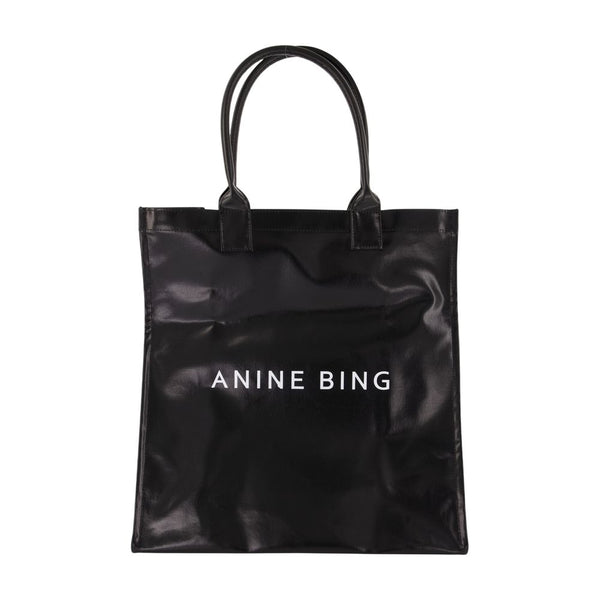 Leonie Tote Bag - Anine Bing Cotton Black / Totes-shopping-bags