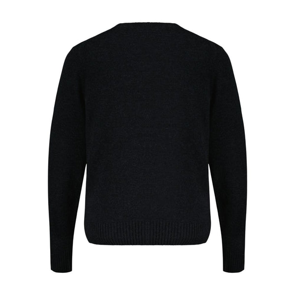 Ganni Wool sweatshirt in black