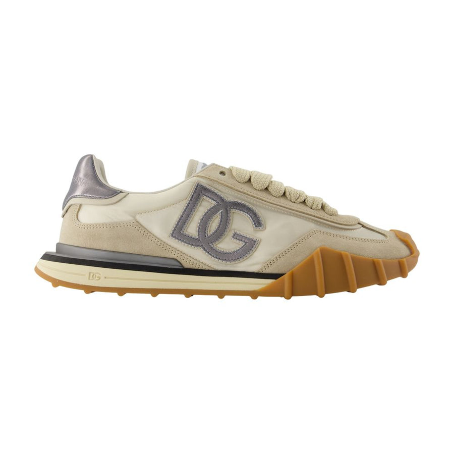 Dolce&Gabbana Synthetic sneaker in beige