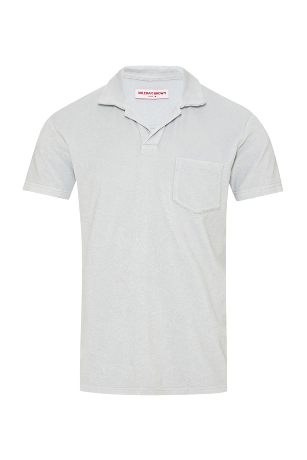 Orlebar Brown 100% cotton polo in gray