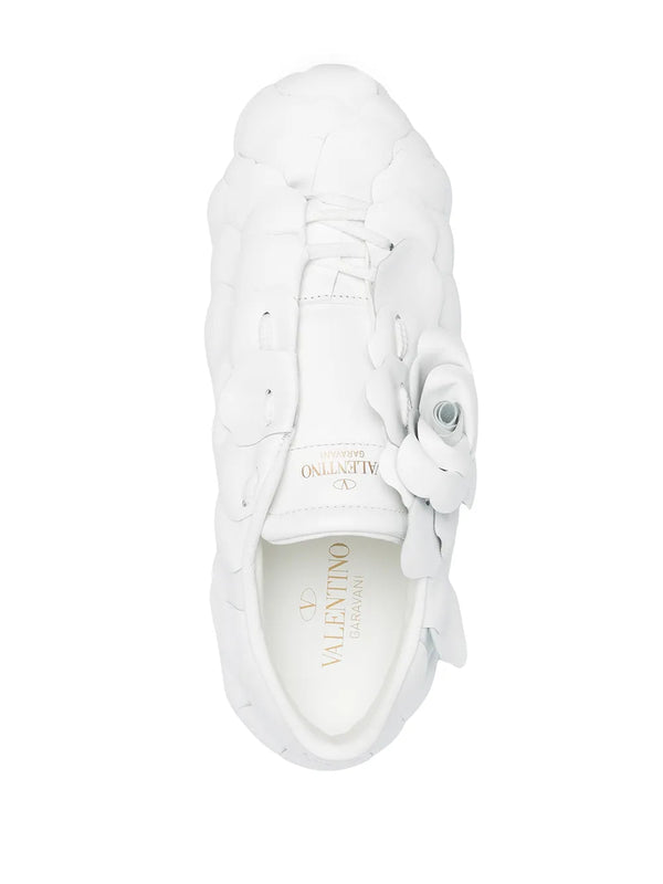 Valentino Leather sneaker in white