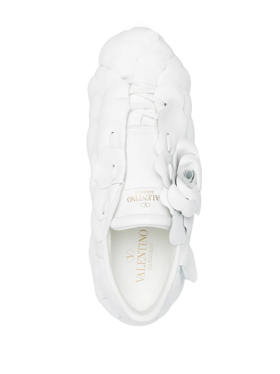 Valentino Leather sneaker in white