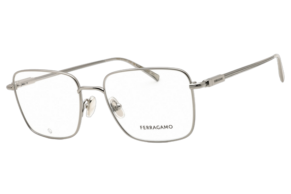 Ferragamo eyeglasses in silver