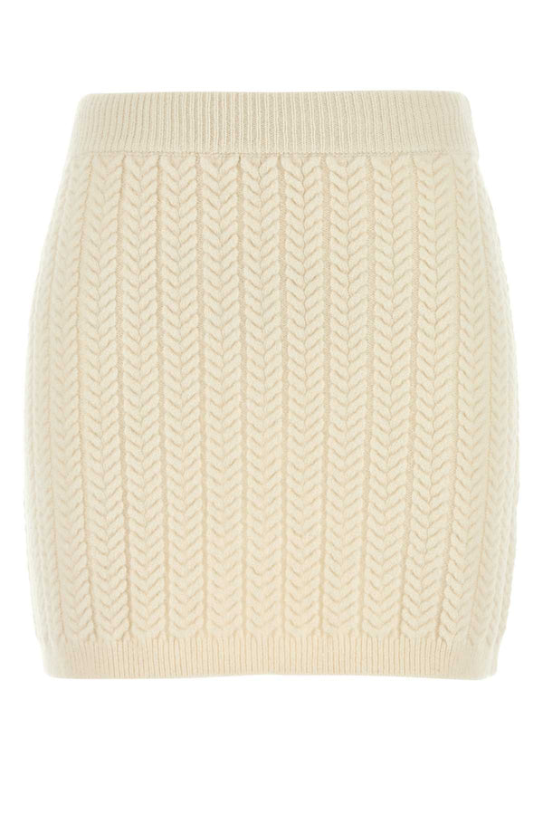 Sportmax 78% Wool mini skirt in beige
