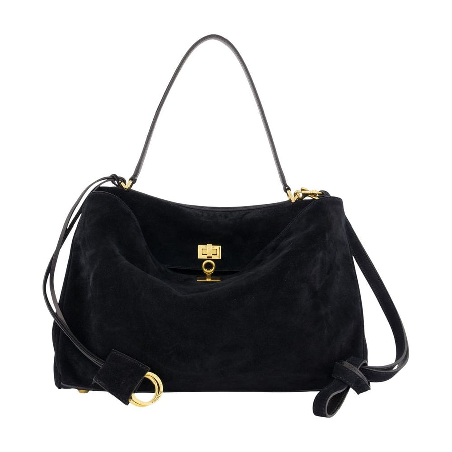 Rodeo Top Handle M Shoulder Bag - Balenciaga Leather Black Calfskin / Shoulder-hobo-bags
