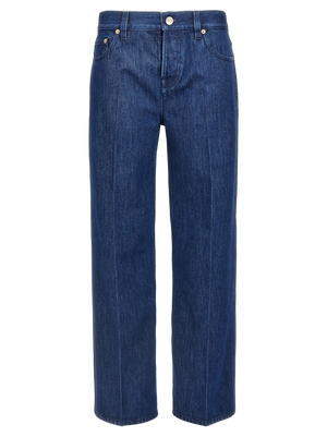 Gucci 100% cotton jeans in blue