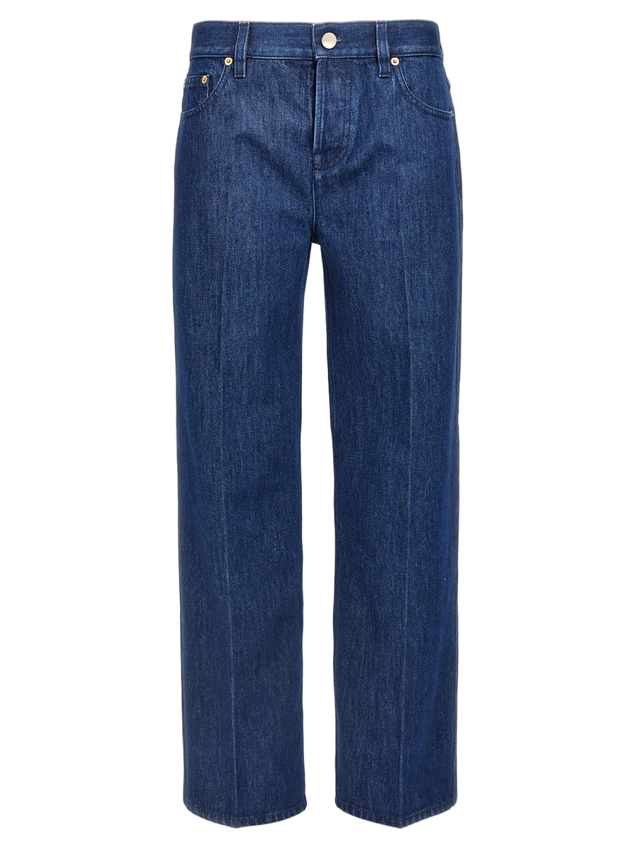 Gucci 100% cotton jeans in blue
