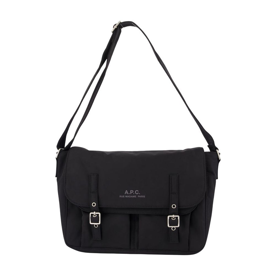 A.P.C. Synthetic crossbody bag in black