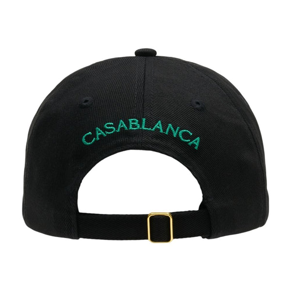 Casablanca A-HAT-002-03 cotton baseball cap in black