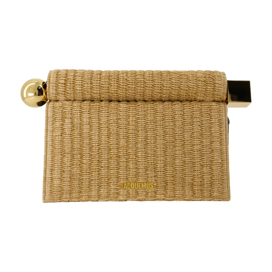 La Pochette Rond Carre - Jacquemus Synthetic Beige Bags / Handbags-purses