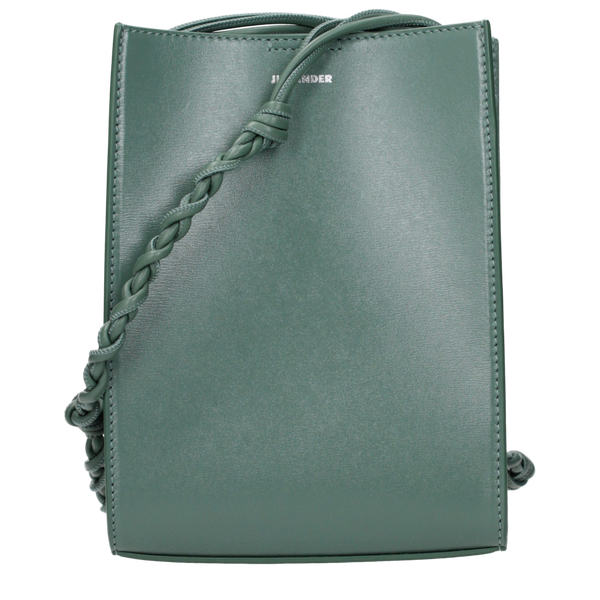 Jil Sander Leather crossbody bag in green