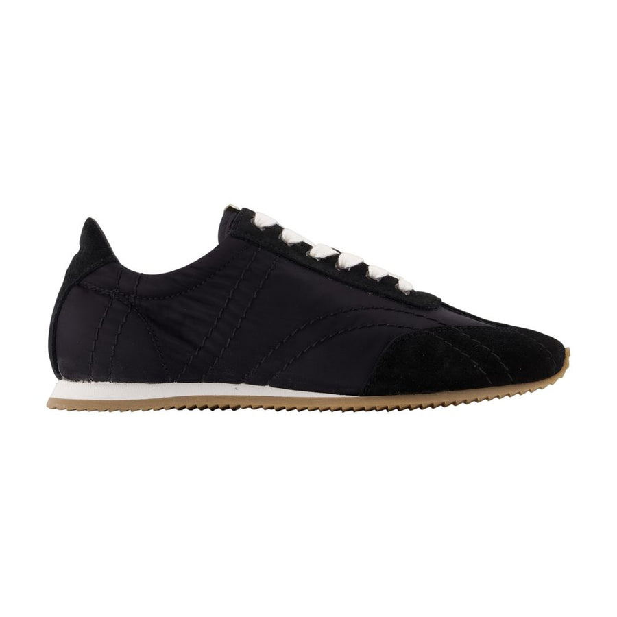 Toteme synthetic sneaker in black