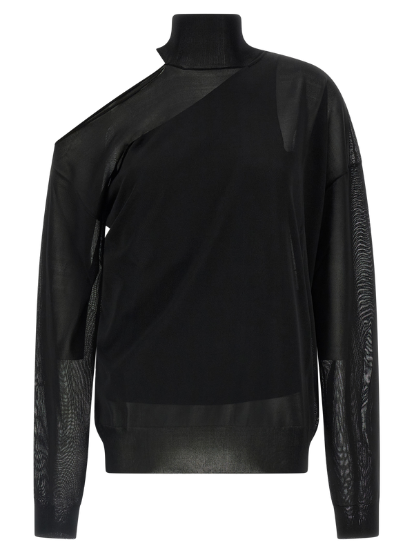 Black Viscose Cardigan Clothing