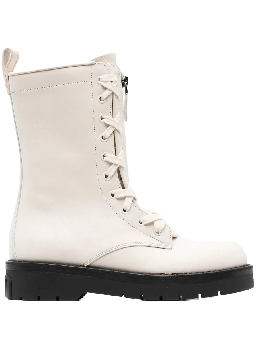 Valentino Leather boot in white