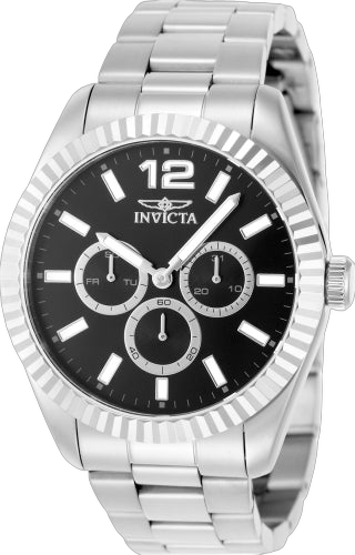Invicta Stainless steel case and bracelet watch in silver