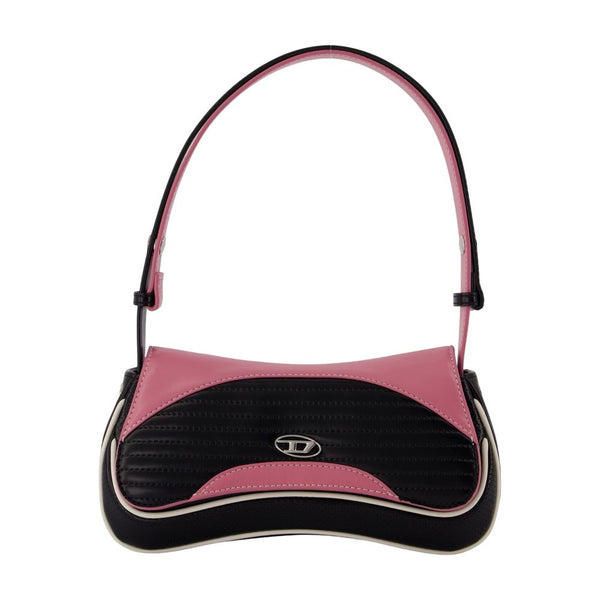 Play Shoulder Bag - Diesel Synthetic Leather Black Faux_leather / Shoulder-hobo-bags