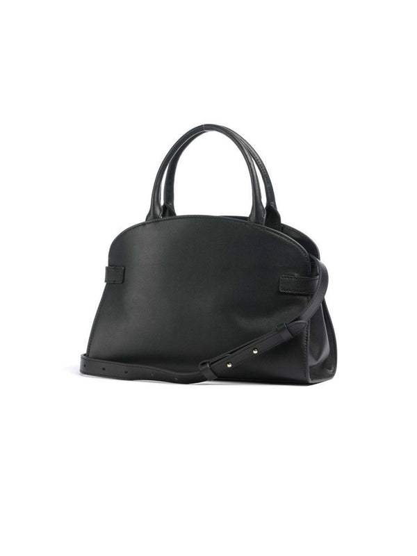 Coccinelle Smooth Leather top handle bag in black