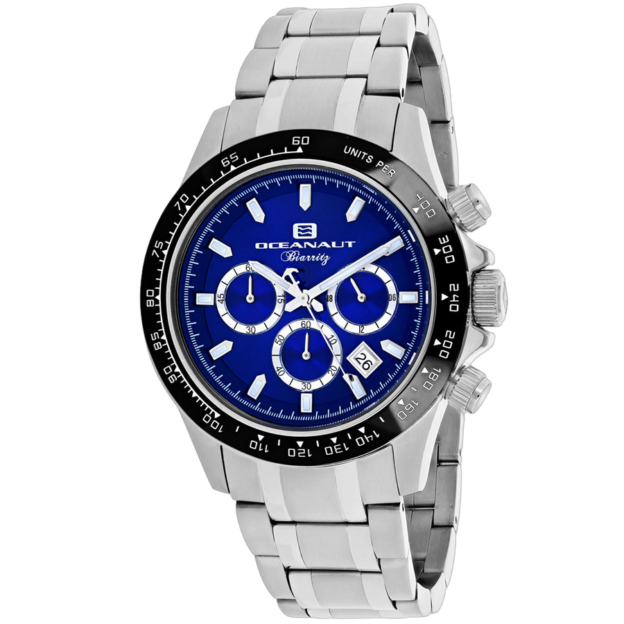 Oceanaut Stainless steel case watch in blue